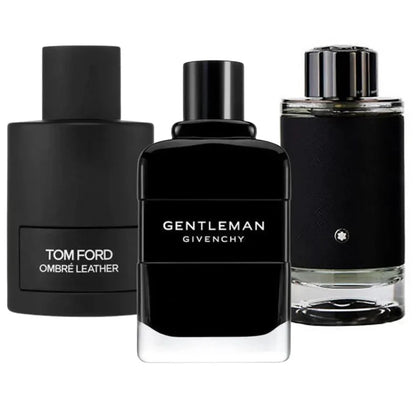 3er Duft-Set: Tom Ford Ombre Leather, Givenchy Gentleman and Montblanc Explorer - 100ml