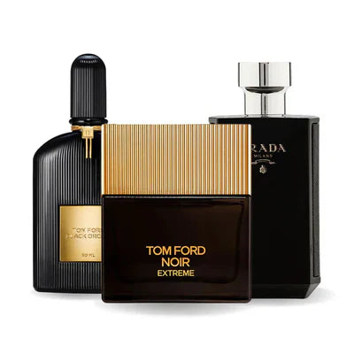 3er Duft-Set: Tom Ford ORCHIDEA NERA, Tom Ford NOIR EXTREME and Prada L’HOMME PRADA INTENSE - 100ml